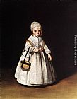 Gerard ter Borch Helena van der Schalcke as a child painting